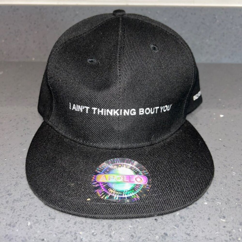 Beyoncé 2016 Formation Tour Snapback Hat Black "I Ain't Thinking About You" Cap